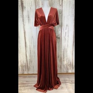 Velvet Maxi Dress